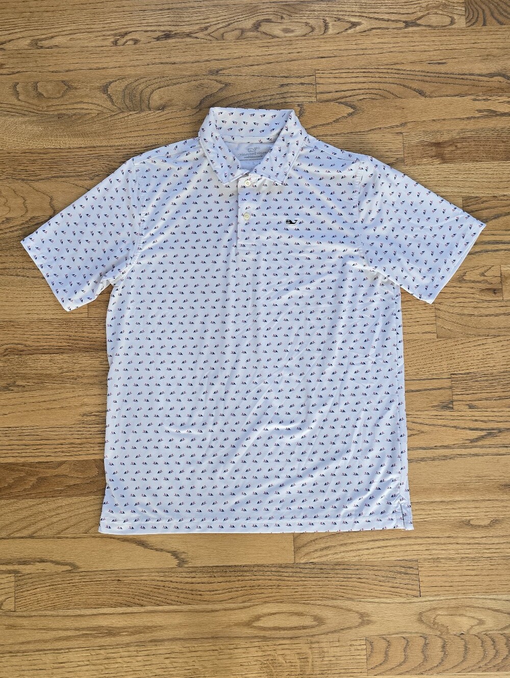 Vineyard Vines Boy's Performance Polo Shirt Size L